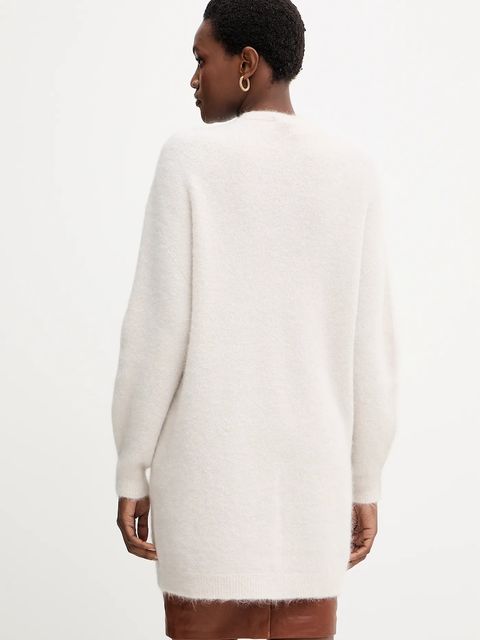 Marella kardigan z wełną damski kolor beżowy 2523346122200