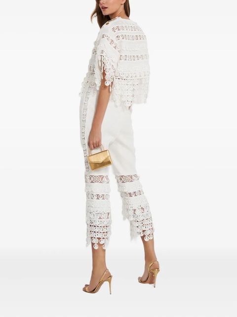 ZIMMERMANN Nautical panelled trousers - White