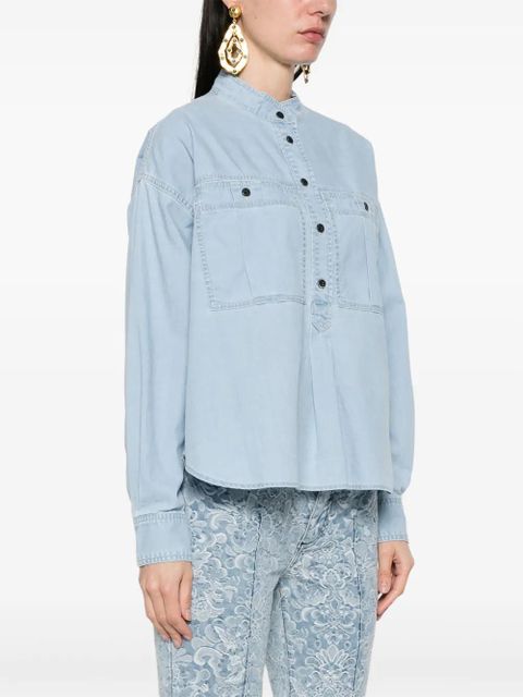 MARANT ÉTOILE Vero shirt - Blue - zdjęcie produktu nr 2