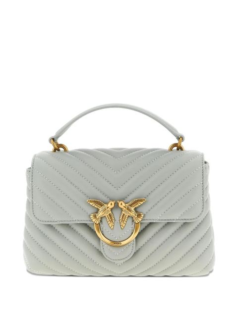 PINKO mini Lady Love Puff quilted tote bag - Grey - zdjęcie produktu nr 1
