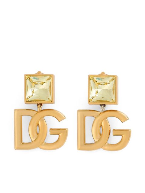 Dolce & Gabbana DG-logo embellished earrings - Gold - zdjęcie produktu nr 1