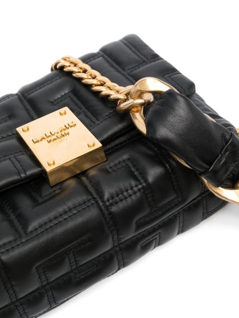 Balmain small 1945 quilted shoulder bag - Black
