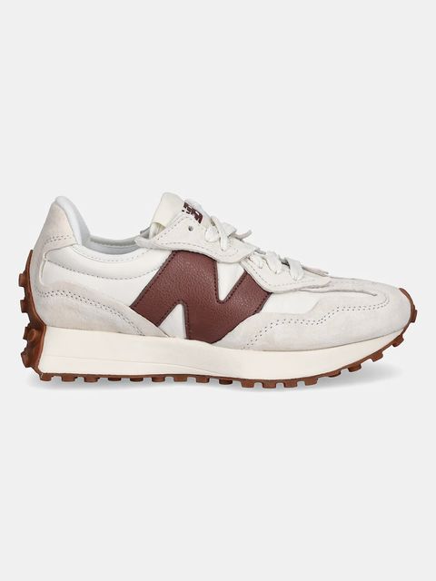 New Balance sneakersy skórzane 327 kolor beżowy U327WKM