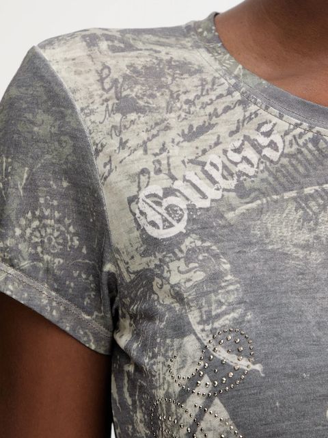 Guess t-shirt damski kolor szary W5BI33 K37Z0