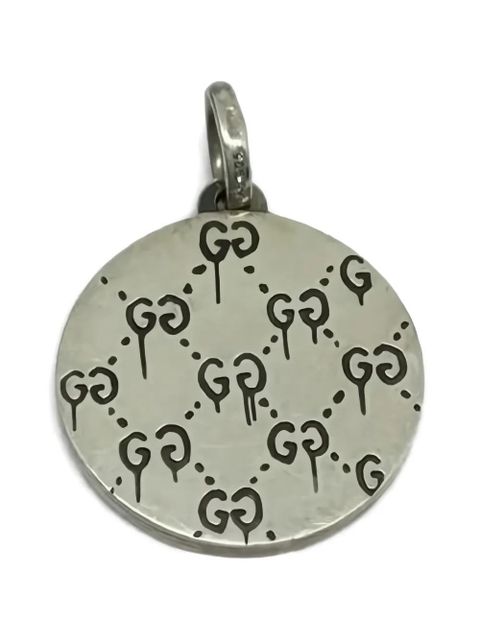Gucci round-shape pendant necklace - Silver - zdjęcie produktu nr 2