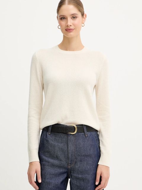 United Colors of Benetton sweter kaszmirowy kolor beżowy lekki 1033D107P - zdjęcie produktu nr 1