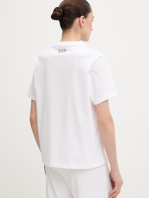 EA7 Emporio Armani t-shirt bawełniany - zdjęcie produktu nr 2