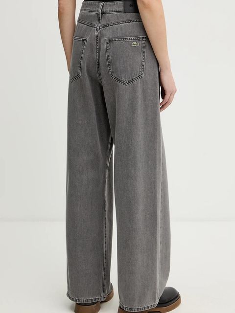 Lacoste jeansy damskie high waist HF0310