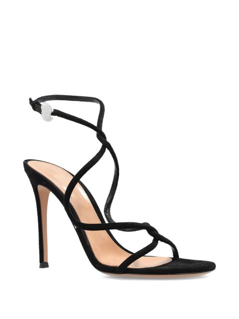 Gianvito Rossi 120mm strappy heeled sandals - Black - zdjęcie produktu nr 2