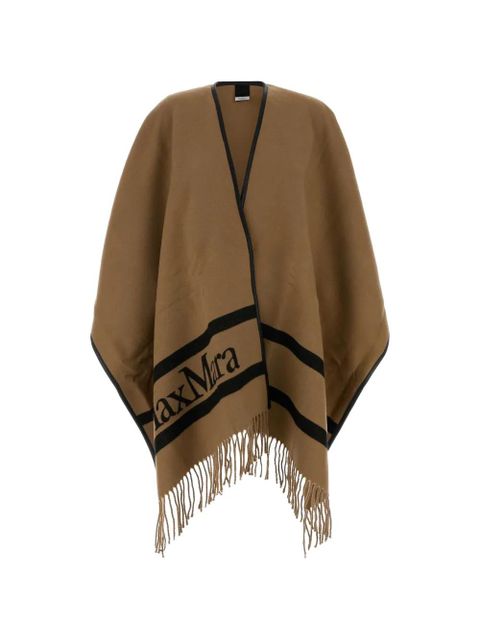 Max Mara fringe stripes scarf - Brown - zdjęcie produktu nr 1