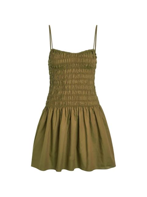 Faithfull the Brand Araceli shirred strap dress - Green - zdjęcie produktu nr 1