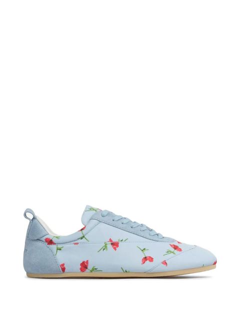 Jil Sander floral-print lace-up sneakers - Blue - zdjęcie produktu nr 1