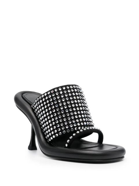 JW Anderson Bumper-Tube leather sandals - Black