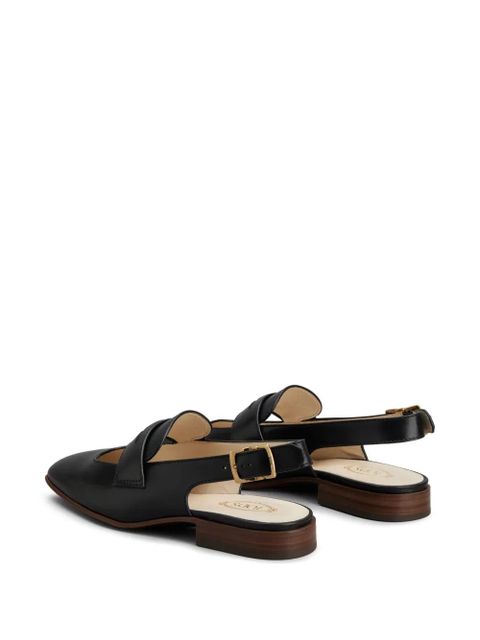 Tod's penny-detail leather pumps - Black