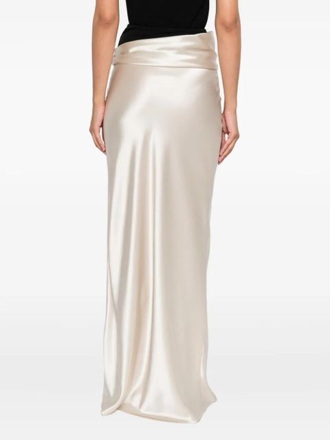 Nanushka Letto draped-detail maxi skirt - Neutrals - zdjęcie produktu nr 2