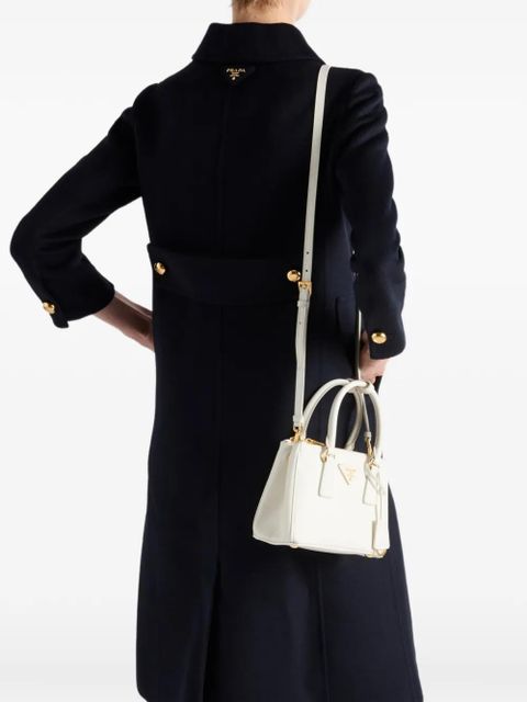 Prada mini Galleria leather tote bag - White - zdjęcie produktu nr 2