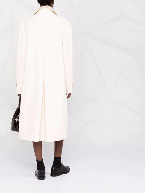 Maison Margiela single-breasted midi coat - Neutrals
