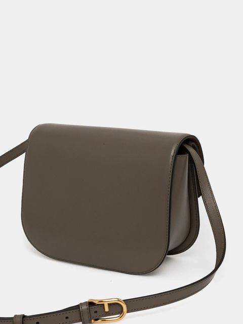 Furla torebka skórzana kolor zielony WB01355.BX0428.2810S