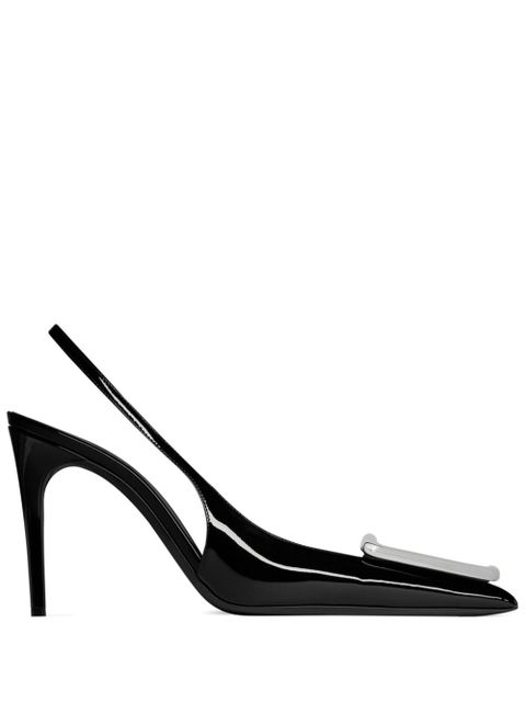 Saint Laurent Avenue 95mm slingback pumps - Black