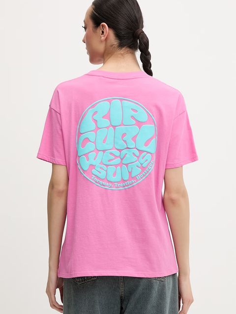 Rip Curl T-shirt damski bawełniany - zdjęcie produktu nr 2