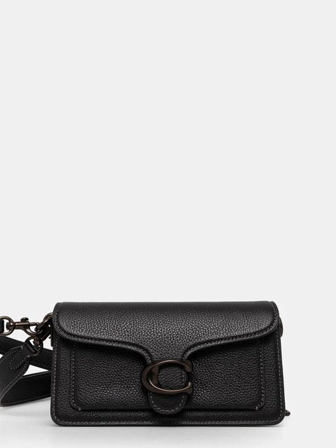 Coach torebka skórzana Tabby kolor czarny CY201