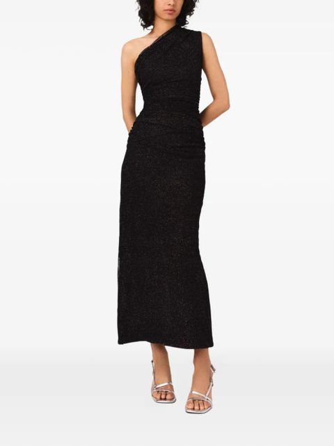 Maje asymmetric midi dress - Black - zdjęcie produktu nr 2