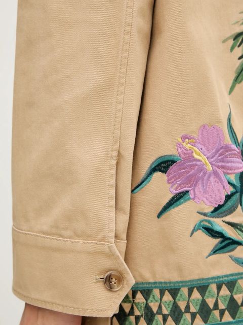 MAX&Co. kurtka bawełniana damski kolor beżowy przejściowa 2516081053200