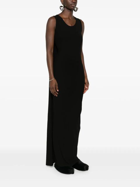 Balenciaga draped maxi dress - Black