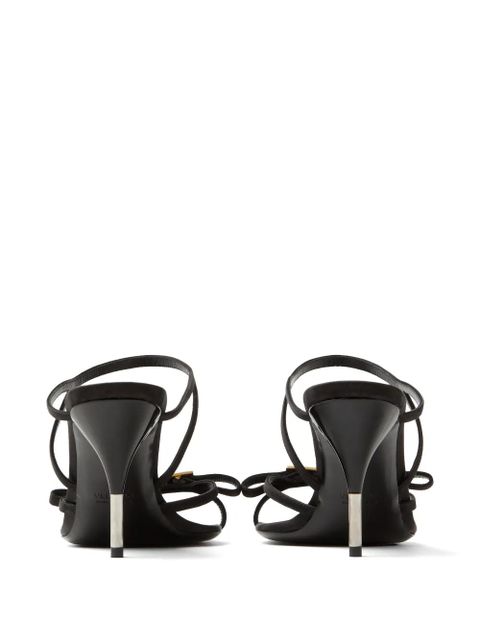 Versace hardware strap mules - Black - zdjęcie produktu nr 2