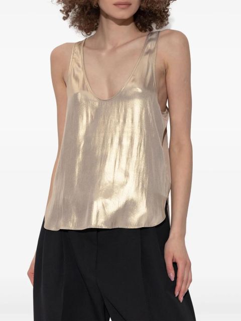 Zadig&Voltaire Tarys tank top - Gold - zdjęcie produktu nr 2