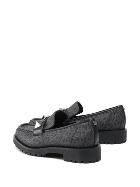 Michael Kors Holland monogram loafers - Grey