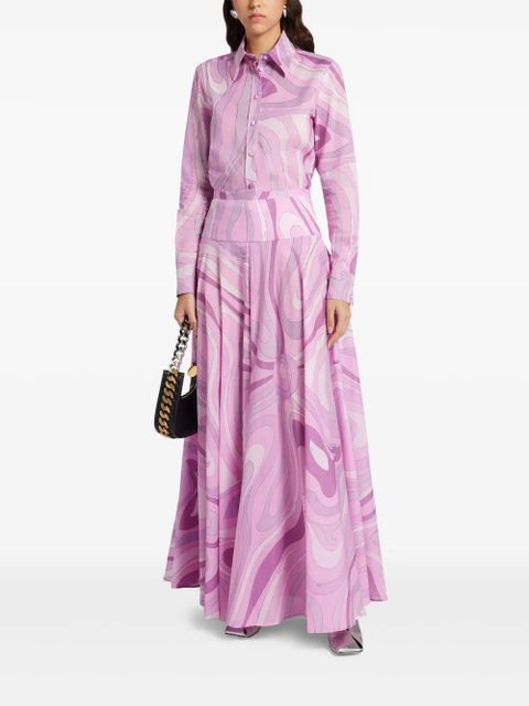 PUCCI Marmo-print maxi skirt - Pink - zdjęcie produktu nr 2