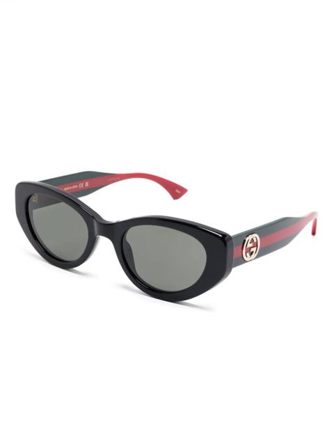 Gucci Eyewear cat eye-frame sunglasses - Black - zdjęcie produktu nr 2