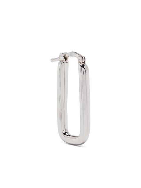 Jil Sander rectangle-frame earrings - Silver - zdjęcie produktu nr 1