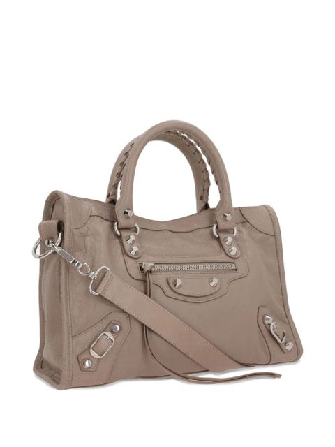 Balenciaga Le City leather studded handbag - Neutrals - zdjęcie produktu nr 2