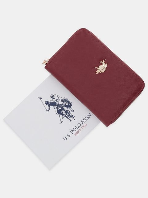 U.S. Polo Assn. portfel Jones damski kolor bordowy WEUJE8659WVP