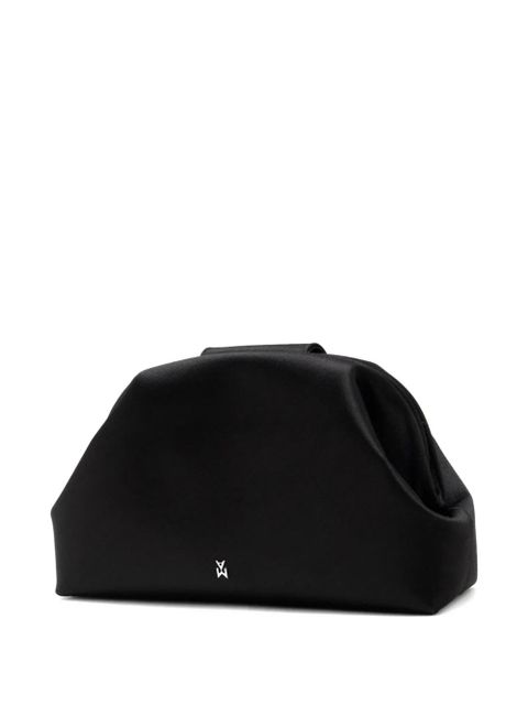 Amina Muaddi buckle chain clutch bag - Black - zdjęcie produktu nr 2