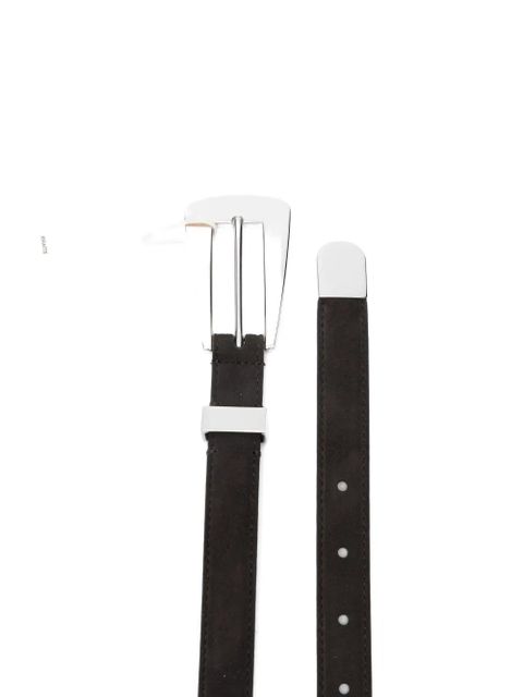 KHAITE Lucca suede belt - Brown - zdjęcie produktu nr 2