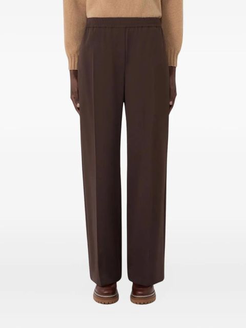 Weekend Max Mara elasticated-waistband trousers - Brown