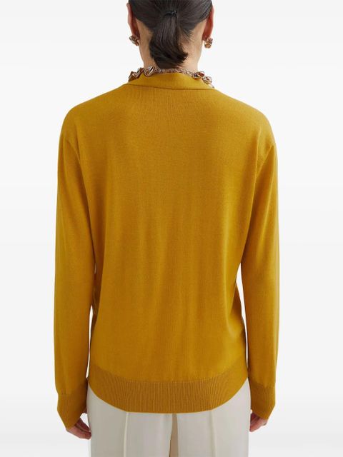 Jil Sander knitted cardigan - Yellow