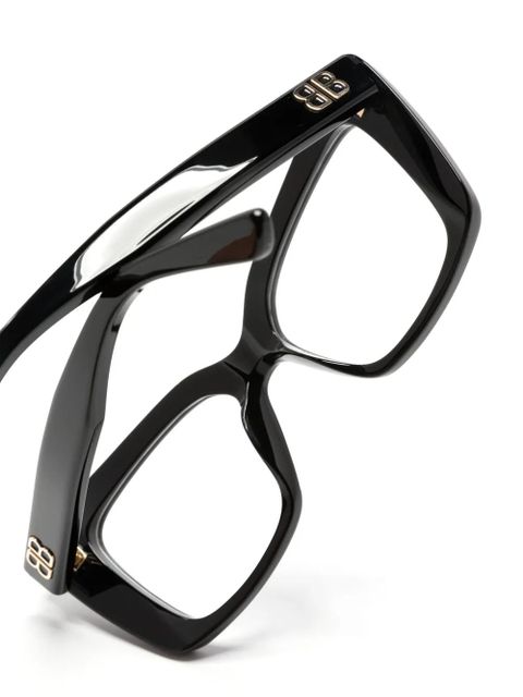 Balenciaga Eyewear Everyday butterfly-frame glasses - Black