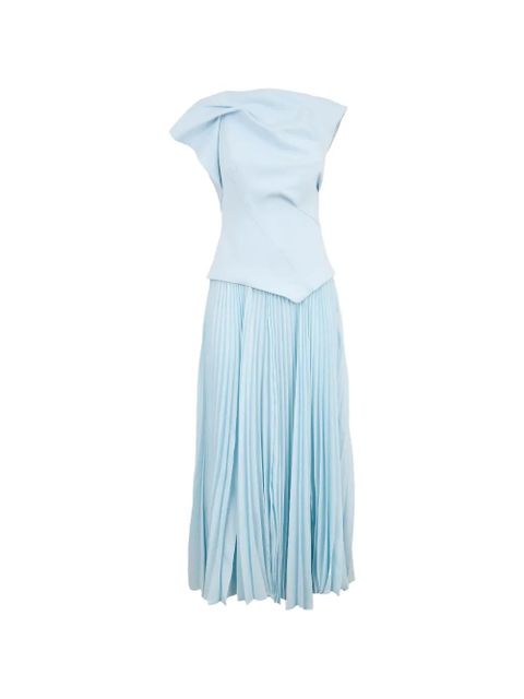 Acler Cornmore pleated midi dress - Blue - zdjęcie produktu nr 1