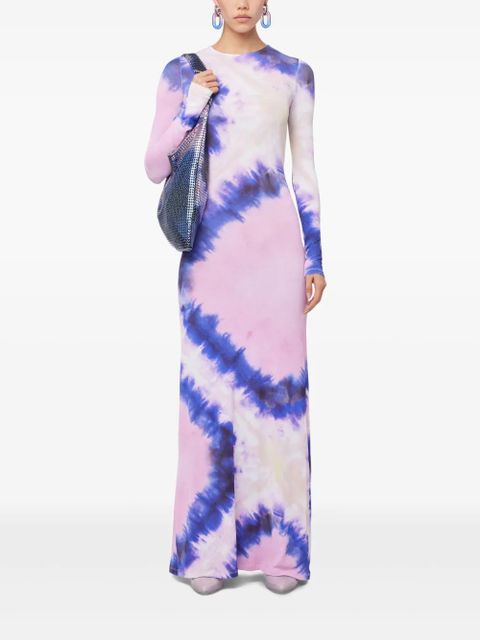 Rabanne tie-dye print dress - Purple - zdjęcie produktu nr 2