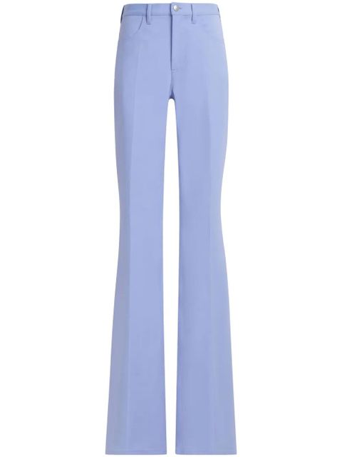 Marni pressed-crease straight-leg trousers - Blue - zdjęcie produktu nr 1