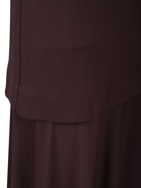 Jil Sander roll-neck maxi dress - Brown