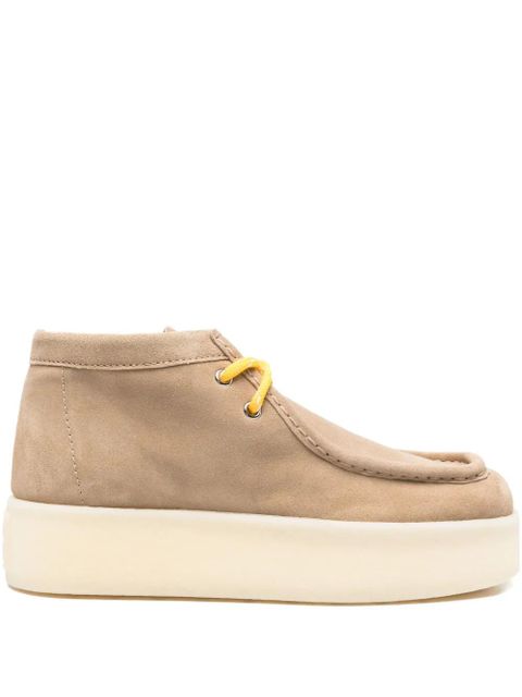 Miu Miu 45mm suede desert boots - Neutrals - zdjęcie produktu nr 1