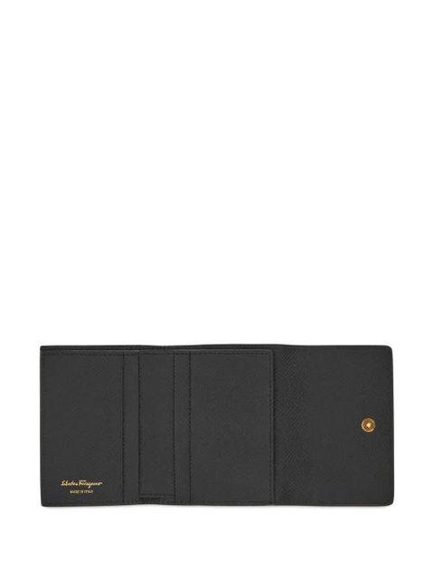 Ferragamo Gancini tri-fold wallet - Black