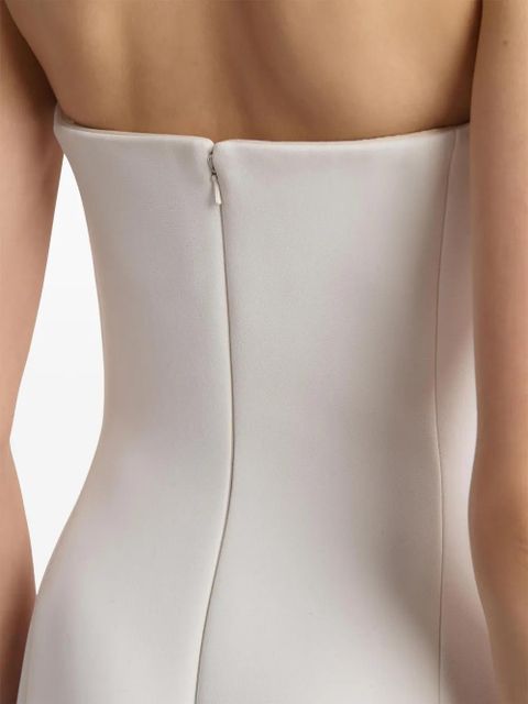 KHAITE Cato strapless maxi dress - White