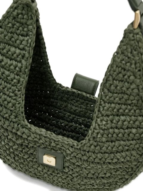 ANINE BING monogram lou tote bag - Green