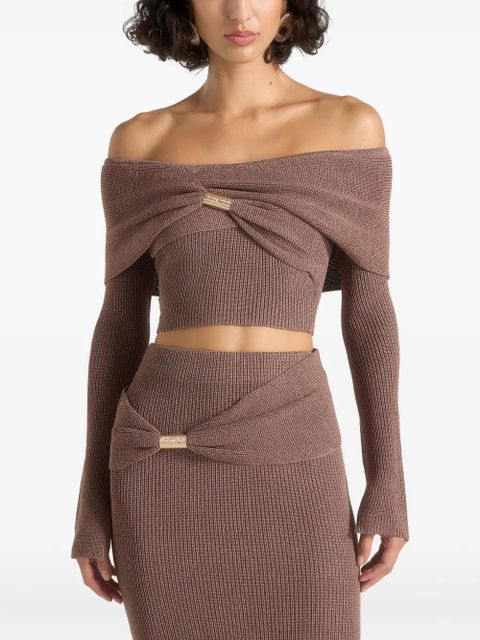 Manière De Voir Shana knit top - Neutrals - zdjęcie produktu nr 1